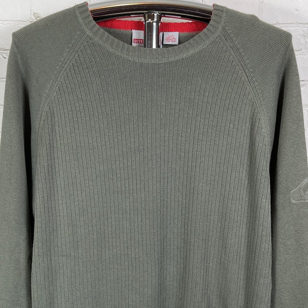 NWT VINTAGE 90'S QUICKSILVER MEN'S "GENUS" CREWNECK SWEATER